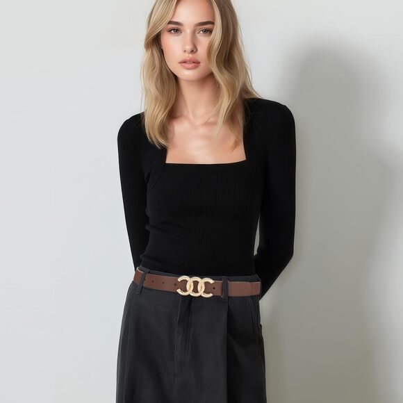 3319 3 Pack Women Belt For Jeans Dress Cinch Waist Belt For Ladies Faux - Picture 4 of 6